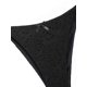 thumbnail image 4 of Conjunto Tankini negro XS con ojales sin costuras, vintage, jacquard, para mujer, 4 of 4