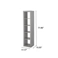 Better Homes & Gardens 5Cube Storage Organizer, Gray