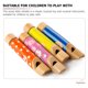 thumbnail image 3 of 4 piezas de tobogán de madera juguetes para niños divertidos juguetes musicales silbato para niños, 3 of 7