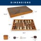 thumbnail image 4 of Set de juego de mesa de backgammon GSE Games & Sports Expert, 4 of 7