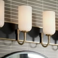 thumbnail image 6 of Solia 4-Light Bathroom Vanity Light in Champagne Bronze, 6 of 12