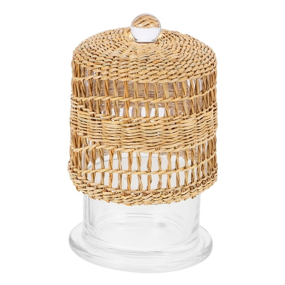 Homoyoyo Glass Cloche Candle Cover Decorative Dome for Candles and Small Plants Multi-Color 1 Piece