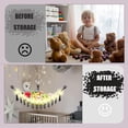 thumbnail image 4 of Stuffed Animal Hammock with LED Light, Toy Hammock for Stuffed Animals Storage for Kids Room Decor, Stuffed Animal Hammock Corner, 4 of 8