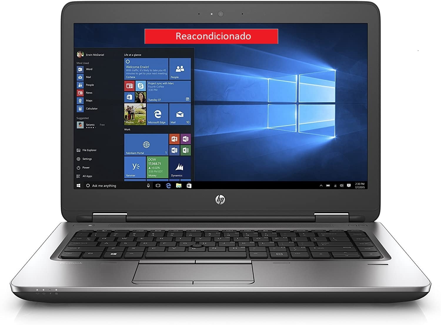 Laptop HP 640 G2- CORE I5 6TA-8GB- 500GB HDD- Reacondicionado.