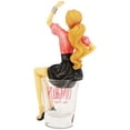 thumbnail image 2 of Pavilion Gift Company Hiccup by H2Z 5-3/4-Inch Congrats You Did it Shot Glass with Tall Girl, 2 of 3