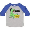 thumbnail image 3 of Inktastic Class of 2037 Green Dinosaur with Cap and Diploma Boys or Girls Toddler T-Shirt, 3 of 5