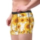 thumbnail image 2 of Fotbe White Marble Pattern Sunflower Calzoncillos Tipo Boxer con Bolsa de Soporte Total para Hombre, X-Temp Fresco, Transpirable y de Secado Rápido-XX-Large, 2 of 5