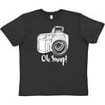 thumbnail image 3 of Inktastic Camera Oh Snap Youth T-Shirt, 3 of 5