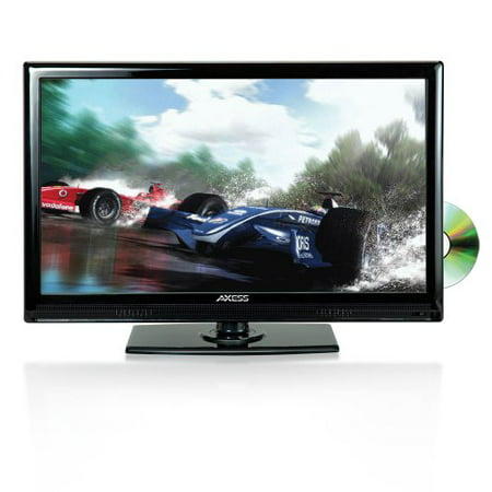 Axess 19-Inch LED Full HDTV, Includes AC/DC TV, DVD Player, HDMI/SD/USB Inputs,