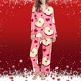 thumbnail image 2 of qelini Plus Size Loungewear Sets for Women 2 Piece Lapel Long Sleeve Shirt and Pant with Pocket Pjs Set Soft Party Sleepwear, 2 of 7