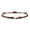 2-piece set in coffee color, variant on 2-piece set of cross-shaped multi-strand woven bracelets, personalized colorful rope bracelets for couples