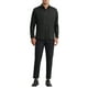 thumbnail image 2 of CAMISAS DE TRAJE PARA HOMBRES INSPIRE CHIC, SÓLIDAS, DE MANGA LARGA, AJUSTE REGULAR, FORMAL, DE NEGOCIOS, CON BOTONES, FORMAL, NEGRO, 2 of 5