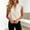 A661 Beige, variant on Women Striped Flutter Sleeve V Neck Work Office Casual Summer Blouse Pullover Contrast Trim Short Sleeve Fashion Breathable Shirt Tops Tees