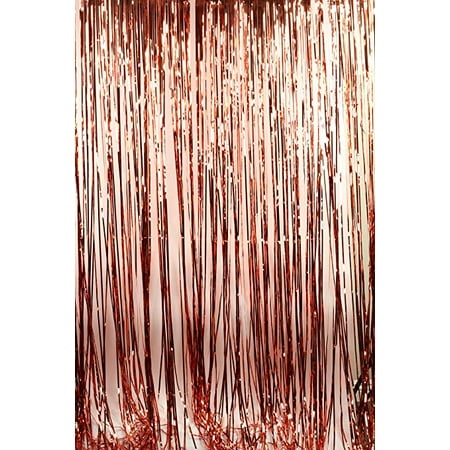 Rose Gold Foil Fringe Curtain Party Wedding Backdrop Hen