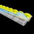 thumbnail image 5 of Zootealy Week Pill Box 7-Day 14 Grid Portable Pill Organizer Early Morning Midnight Large Pill Box Convenient Pill Case 2 Rows Random Color, 5 of 5