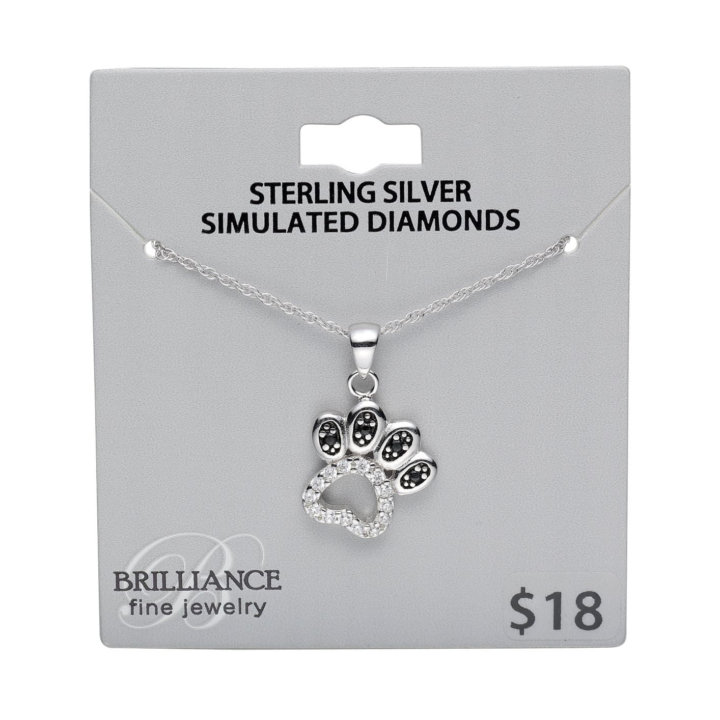 Cat Dog Paw Necklace Girl Chain 925 Sterling Silver Love Heart  Necklaces&pendants For Women - My Online Collection Store at Rs 2621.96,  Bengaluru | ID: 25959683948