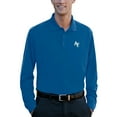 thumbnail image 2 of Men's Royal Air Force Falcons Vansport Omega Long Sleeve Solid Mesh Tech Polo, 2 of 2