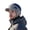 Navy, variant on YOZGXEG Spring Hats For Women Unisex Elastic Warm Ear Knitted Winter Beanie With Brim Cozy Head Hat Blended Fabric Gray One Size