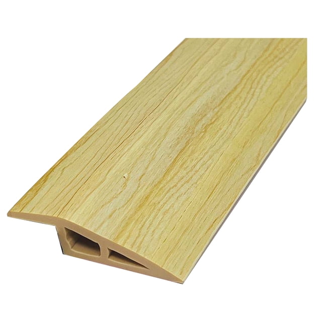 Visland 1/1.5CMx100CM PVC Threshold Ramp Self-Adhesive Floor Transition Strip Non-slip Doorways Carpet Tile Overlap Edge Reducer