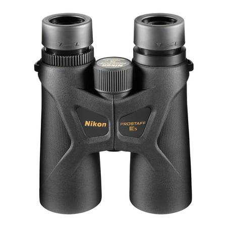 Nikon 10x42 Prostaff 3 Water Proof Roof Prism Binocular with 7.0 Degree Angle of View, Black, U.S.A.