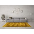 thumbnail image 3 of Ahgly Company Machine Washable Indoor Rectangle Southwestern Yellow Country Area Rugs, 2' x 5', 3 of 4