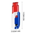thumbnail image 3 of HDWUEN Windproof Lighter,Jet Flame Torch Refillable Lighters Stove Lighter for Camping,Candle,BBQ Long Lighters,Blue, 3 of 5