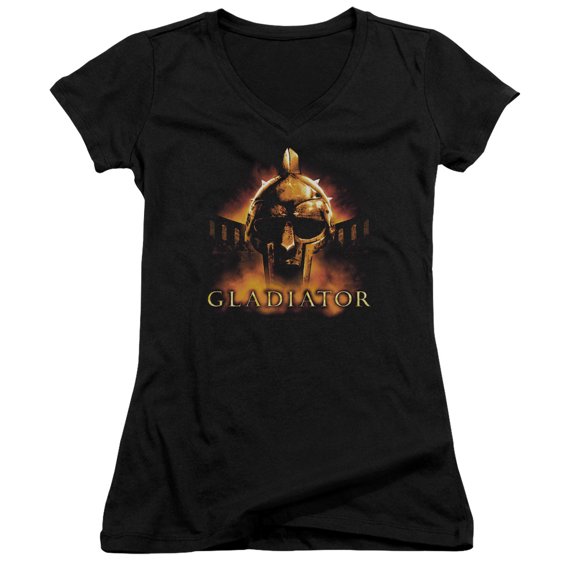 Gladiator My Name Is Junior Women's V-Neck T-Shirt Black