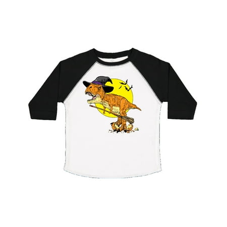

Inktastic Roaring Tyrannosaurus Rex Witch on Halloween Gift Toddler Boy or Toddler Girl T-Shirt