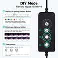 thumbnail image 3 of Tawatiler LED Aquarium Light 42W, 24/7 Mode and DIY Mode Fish Tank Light, Full Spectrum Aquarium Plant Light, Adjustable Timer/Brightness Fish Tank LED Light with 9 Colors for 48-55" Fish Tank, 3 of 8