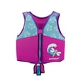 thumbnail image 2 of Chaleco de Natación SwimSchool Rosa Aguamarina con Hombros Acolchados para Niños, 2 of 6