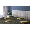 thumbnail image 5 of Ambesonne Celestial Fitted Sheet, Bohemian Moon Stars Orbit, Twin Size, Pale Earth Yellow Mustard, 5 of 5