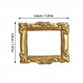thumbnail image 2 of Vintage Solid Color Mini Frame Decorative Ornament, Small Photo Frame For Desk Shelf Display, Home Office Decoration, Gift For Friends Family, 2 of 7