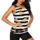 thumbnail image 2 of Fotbe Gold Flamingo Blusas Sin Mangas para Mujer – Estilo Casual, Corte Suelto, Slim-Fit, Cuello Redondo Deportivo, Tops de Verano para Gimnasio y Yoga-Medium, 2 of 7