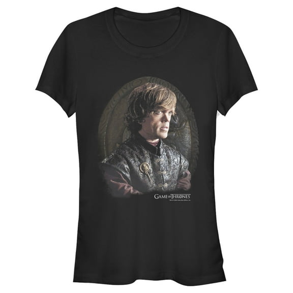 Junior's Game of Thrones Tyrion Portrait  Graphic Tee Black 2X Large