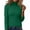 1-Dark Green, variant on Womens Sweaters Turtleneck Long Sleeve Solid Color Breathable Cozy Lightweight Slim Fit Knit Tops Yellow XL