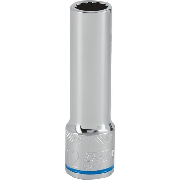 Channellock 1/2" Drive 12 mm 12-Point Deep Metric Socket