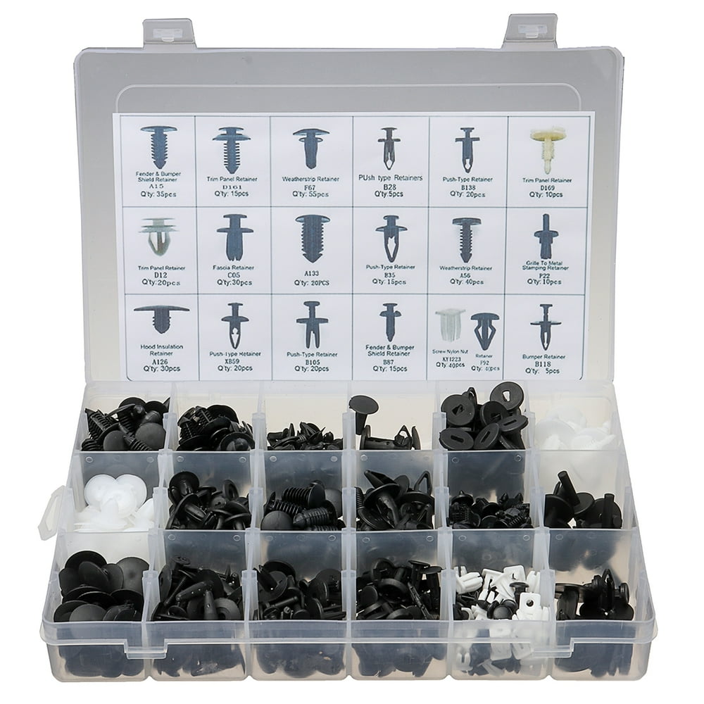 435PCS Auto Clips Car Vent Body Clips Retainer Push Kits Universal Car