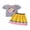 White, variant on BemeyourBBs Toddler Baby Back to School Outfit First Day of School Kindergarten Outfit Baby Girls Summer Clothes Puff Short Sleeve Apple Pencil Embroidery Striped T Shirt Tops and Skirt Set