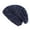 Navy, variant on Under 5$ Hot Sales Summer Sales Women Solid Bead Muslim Hat Stretch Retro Turban Hat Head Wrap Cap Red One Size