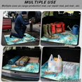 thumbnail image 3 of HUISEFOR Sea Turtles Car Trunk Mat 29" x 39" Scratchproof Anti Slip All Weather Trunk Protection Cargo Liner, Easy Installation, Fashion, Universal Fit for Most Cars SUV, 3 of 7