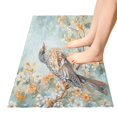 thumbnail image 5 of Haosy Watercolor Bird Flower Bathroom Rugs Non Slip Absorbent Soft Plush Quick Dry Bath Mat, 39"x20", 5 of 8
