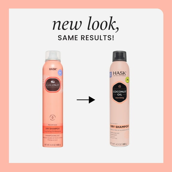 HASK Coconut Oil Nourishing Dry Shampoo, 8.1oz