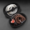 thumbnail image 4 of KZ Earphones Case Oval Shape Lightweight Carrying Organizing Storage Box Bag Portable Pocket Dust Proof Protection Holder Headset Spare Accessories, 4 of 8