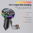 thumbnail image 3 of 2 TRANSMISORES FM 3 EN 1 BLUETOOTH 5.0 KIT USB C PARA AUTOMÓVIL REPRODUCTOR MODULADOR MP3, 3 of 4