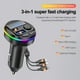 thumbnail image 3 of 2 TRANSMISORES FM 3 EN 1 BLUETOOTH 5.0 KIT USB C PARA AUTOMÓVIL REPRODUCTOR MODULADOR MP3, 3 of 4