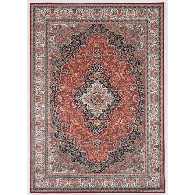 Emerald Myer Ivory & Gold 6'7" x 9'7" Area Rug