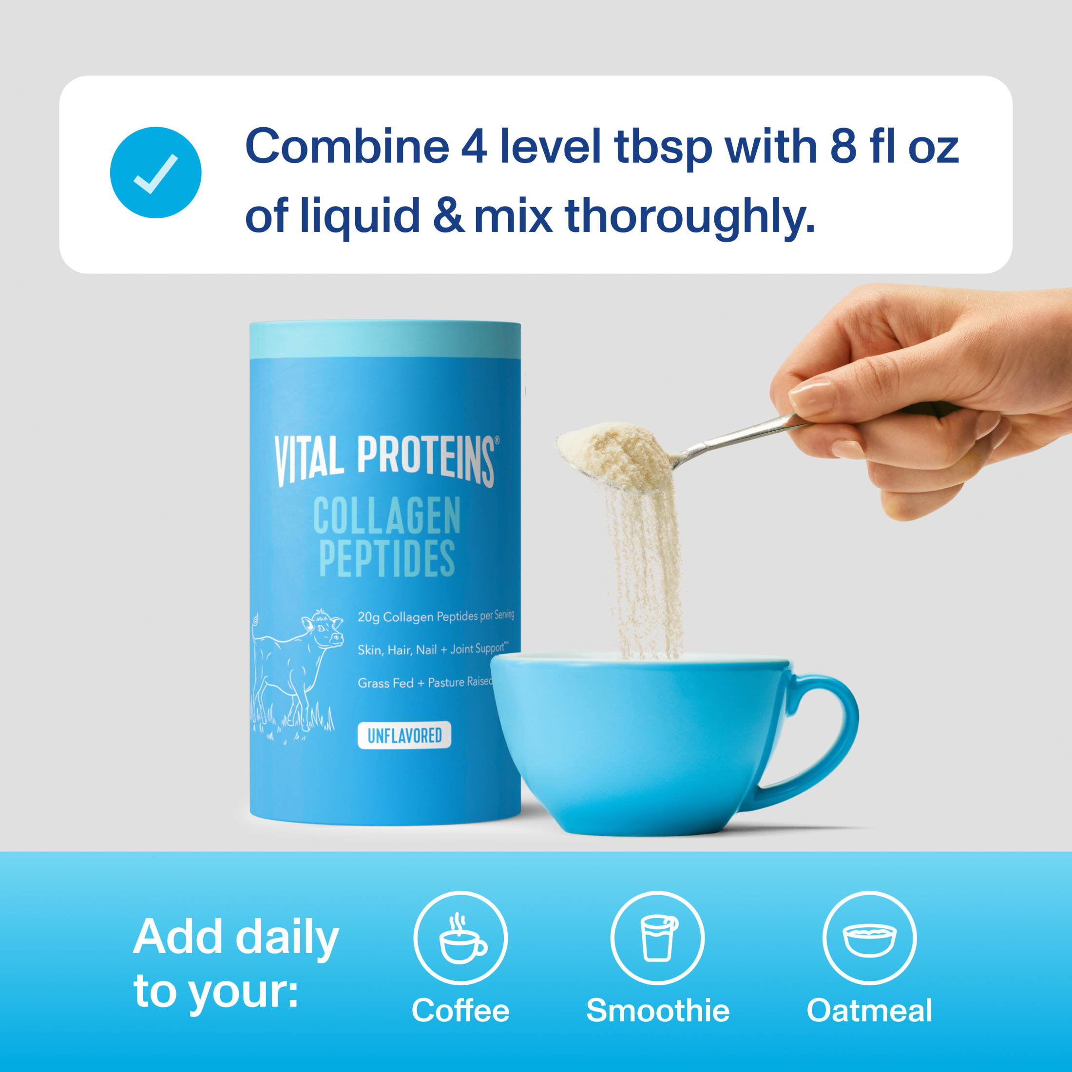 Vital Proteins Collagen Peptides Powder, Unflavored photo 5