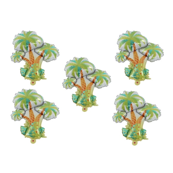 Globos de palmeras inflables Bling Bling para decoraciones temáticas de verano 5 piezas