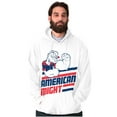 thumbnail image 3 of Popeye The Sailor Man American Might Hoodie Sweatshirt Women Men Brisco Brands M, 3 of 6