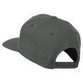 thumbnail image 3 of Greek Alphabet KAPPA Embroidered Flat Bill Cap - Dark Grey OSFM, 3 of 5